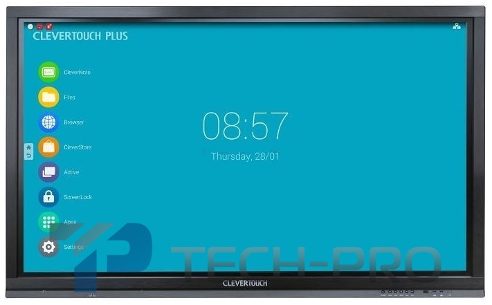 Интерактивный дисплей Clevertouch Plus LUX Series 86″ 15486LUXEX